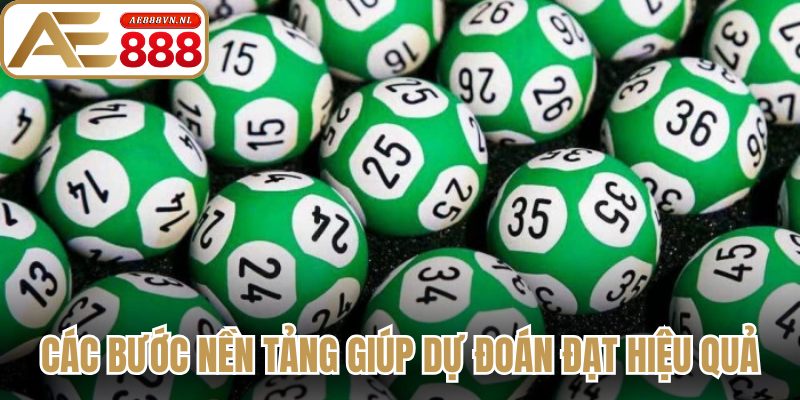 Các bước nền tảng giúp dự đoán đạt hiệu quả