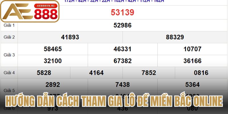 Hướng dẫn cách tham gia lô đề miền Bắc online